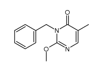 3-benzyl-2-methoxy-5-methyl-4-pyrimidinone结构式