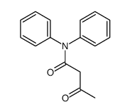 3-oxo-N,N-diphenylbutanamide Structure