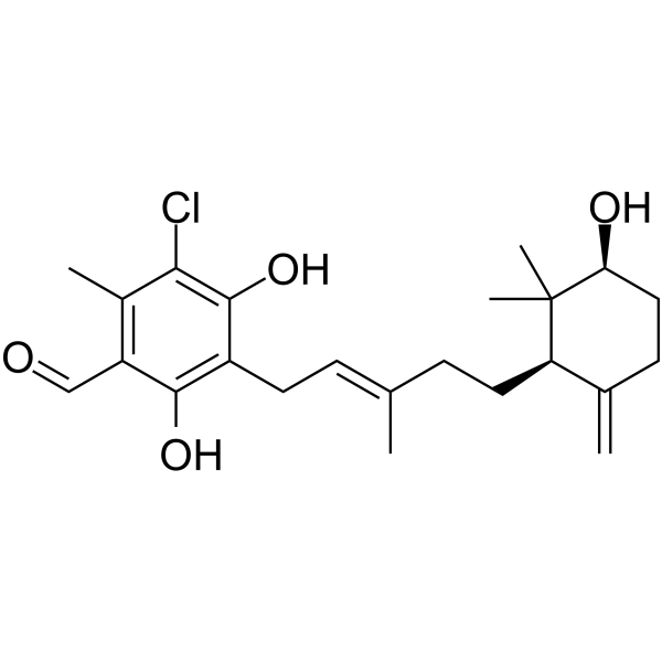 Ascochlorin A结构式