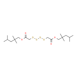 diisooctyl 2,2'-tetrathiodiacetate Structure