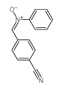 (4-cyanophenyl)methylidene-oxido-phenyl-azanium Structure