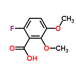 6-Fluoro-2,3-dimethoxybenzoic acid Structure