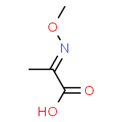2-(甲氧基亚氨基)丙酸结构式