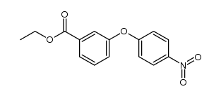 ethyl 3-(4'-nitrophenoxy)benzoate结构式