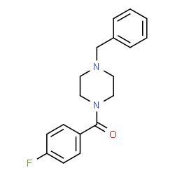 4-FLUOROPHENYL 4-BENZYLPIPERAZINYL KETONE structure