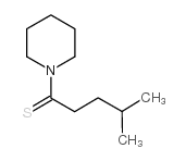 4-甲基戊酰哌啶硫代酰胺结构式