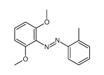 (2,6-dimethoxyphenyl)-(2-methylphenyl)diazene结构式