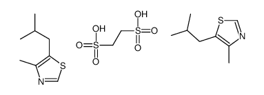1,2-Ethanedisulfonic acid, compd. with 5-isobutyl-4-methylthiazole (1: 2) structure