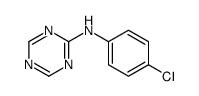 N-(4-chlorophenyl)-1,3,5-triazin-2-amine结构式