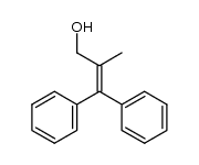 2-methyl-3,3-diphenylprop-2-en-1-ol结构式