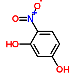4-硝基苯-1,3-二酚结构式