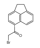5(bromoacetyl)acenaphthene Structure