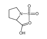 1-(甲基磺酰基)-l-脯氨酸结构式