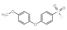 [4-(4-METHOXYPHENOXY)PHENYL]SULFONYL CHLORIDE Structure