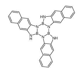 8H,17H,26H-tris(naphtho[2',3':4,5][1,3,2]diazaborolo)[1,2-a:1',2'-c:1'',2''-e][1,3,5,2,4,6]triazatriborinine结构式