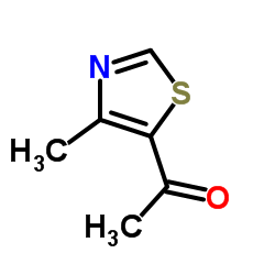 4-甲基-5-乙酰基噻唑结构式