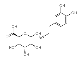 多巴胺4-β-D-葡萄糖醛酸结构式