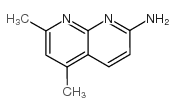 5,7-dimethyl[1,8]naphthyridin-2-amine Structure