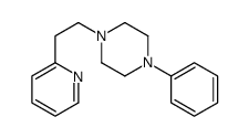 1-phenyl-4-(2-pyridin-2-ylethyl)piperazine结构式