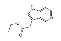 1H-吡咯并[3,2-c]吡啶-3-乙酸乙酯结构式