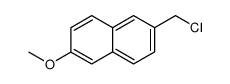 2-(chloromethyl)-6-methoxynaphthalene结构式