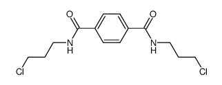 Terephthalsaeure-bis-(3-chlorpropylamid) Structure