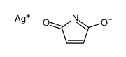 1H-pyrrole-2,5-dione, silver(1+) salt结构式