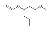 (1S)-1-(2-methoxyethyl)butyl acetate结构式