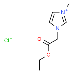 1-乙酯甲基-3-甲基咪唑氯盐结构式
