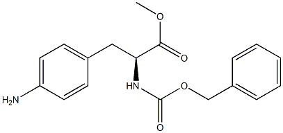 (S)-methyl 3-(4-aminophenyl)-2-(((benzyloxy)carbonyl)amino)propanoate Structure