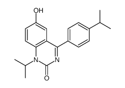 6-羟基-1-异丙基-4-(4-异丙基苯基)-1H-喹唑啉-2-酮结构式