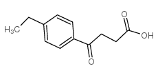3-(4-乙基苯甲酰)丙酸结构式