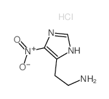 2-(5-nitro-3H-imidazol-4-yl)ethanamine结构式