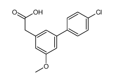 2-[3-(4-chlorophenyl)-5-methoxyphenyl]acetic acid Structure