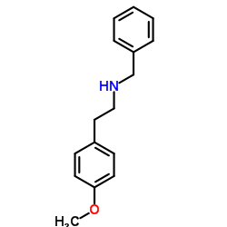 N-benzyl-2-(4-methoxyphenyl)ethanamine结构式