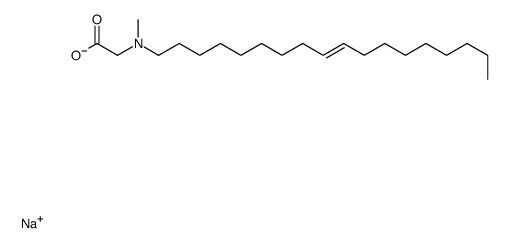 sodium (Z)-N-methyl-N-9-octadecenylaminoacetate Structure