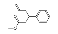 methyl 3-phenylhex-5-enoate Structure