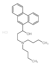 3-(dibutylamino)-1-phenanthren-9-yl-propan-1-ol结构式