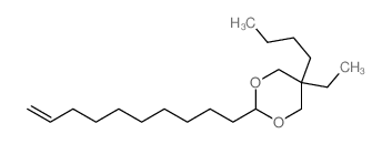5-butyl-2-dec-9-enyl-5-ethyl-1,3-dioxane picture