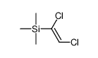 1,2-dichloroethenyl(trimethyl)silane结构式