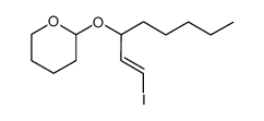 3S-(1-tetrahydropyran-2-yloxy)-1-iodooct-1E-ene结构式