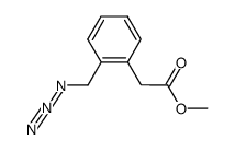 methyl 2-(2-azidomethyl)phenyl acetate Structure