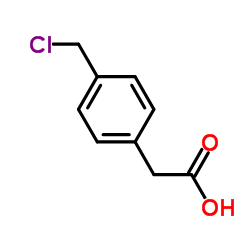 4-(氯甲基)苯乙酸结构式
