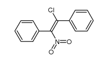 (E)-β-chloro-α-nitrostilbene结构式