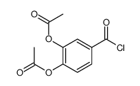(2-acetyloxy-4-carbonochloridoylphenyl) acetate Structure