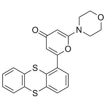 2-吗啉-4-基-6-噻蒽-1-基吡喃-4-酮图片