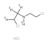 Bis(2-chloroethyl)amine-d4 hydrochloride Structure