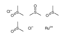 cis-Tetrakis(dimethylsulfoxide)dichlororuthenium(II) Structure