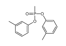 1-methyl-3-[methyl-(3-methylphenoxy)phosphoryl]oxybenzene Structure