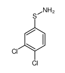 S-(3,4-dichlorophenyl)thiohydroxylamine结构式